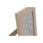 Cornice Portafoto Home ESPRIT Bianco Beige Cristallo polistirene Scandi 19 x 2 x 24 cm (4 Unità) di Home ESPRIT, Cornici da p...