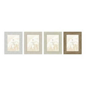 Cadre photo Home ESPRIT Blanc Beige Verre polystyrène Marbre Scandinave 21 x 2 x 26 cm (4 Unités) de Home ESPRIT, Cadres mura...