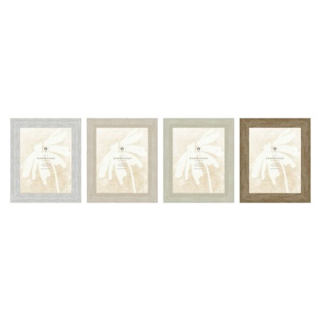 Cadre photo Home ESPRIT Blanc Beige Verre polystyrène Marbre Scandinave 26 x 2 x 31 cm (4 Unités) de Home ESPRIT, Cadres mura...