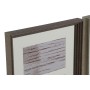 Photo frame Home ESPRIT White Brown Grey Crystal polystyrene Urban 23 X 3 X 41 cm (2 Units) by Home ESPRIT, Table and wall fr...