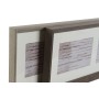 Cornice Portafoto Home ESPRIT Marrone Naturale Cristallo polistirene Città 56 X 3 X 18 cm (2 Unità) di Home ESPRIT, Cornici d...