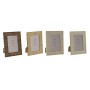 Marco de Fotos Home ESPRIT Marrón Beige Natural Marfil Cristal Poliestireno Escandinavo 15,5 X 2 X 20,5 cm (4 Unidades) de Ho...