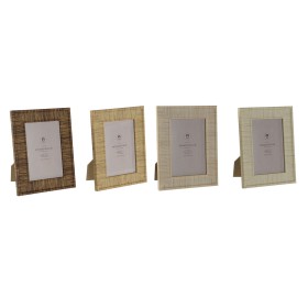 Cadre photo Home ESPRIT Marron Beige Naturel Ivoire Verre polystyrène Scandinave 15,5 X 2 X 20,5 cm (4 Unités) de Home ESPRIT...