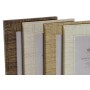 Cornice Portafoto Home ESPRIT Marrone Beige Naturale Avorio Cristallo polistirene Scandinavo 15,5 X 2 X 20,5 cm (4 Unità) di ...