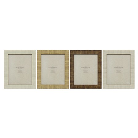 Cadre photo Home ESPRIT Beige Naturel Verre polystyrène Scandinave 25,5 X 2 X 30,5 cm (4 Unités) de Home ESPRIT, Cadres murau...