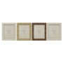 Cadre photo Home ESPRIT Beige Naturel Verre polystyrène Scandinave 25,5 X 2 X 30,5 cm (4 Unités) de Home ESPRIT, Cadres murau...