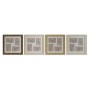 Fotorahmen Home ESPRIT Braun Beige natürlich Elfenbein Kristall polystyrol Skandinavisch 38 x 2 x 38 cm (4 Stück) von Home ES...