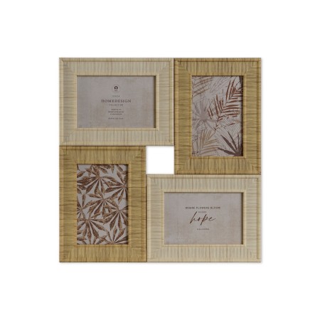 Cadre photo Home ESPRIT Beige Naturel Verre polystyrène Scandinave 36 X 2 X 36 cm de Home ESPRIT, Cadres muraux et de table -...