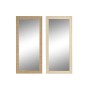 Espejo de pared Home ESPRIT Beige Natural 74 X 2 X 162 cm (2 Unidades) de Home ESPRIT, Espejos de pared - Ref: S3059070, Prec...