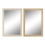 Miroir mural Home ESPRIT Marron Naturel Scandi 93,5 X 2,5 X 134 cm (2 Unités) de Home ESPRIT, Miroirs muraux - Réf : S3059074...