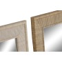 Espelho de parede Home ESPRIT Castanho Natural Scandi 93,5 X 2,5 X 134 cm (2 Unidades) de Home ESPRIT, Espelhos de parede - R...