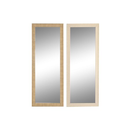 Wall mirror Home ESPRIT Brown Natural Scandi 74 X 2 X 194 cm (2 Units) by Home ESPRIT, Wall-Mounted Mirrors - Ref: S3059075, ...