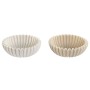 Centrotavola Home ESPRIT Bianco Beige Pietra Scandinavo 20 X 20 X 6,5 cm (2 Unità) di Home ESPRIT, Soprammobili - Rif: S30590...