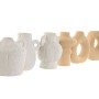 Compra Set di 3 Vasi Home ESPRIT Bianco Beige