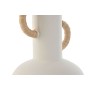 Buy Vase Home ESPRIT White Natural Stoneware 15,5