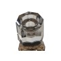 Candleholder Home ESPRIT Yellow Grey Crystal 7 x 7 x 20 cm | Tienda24 - Global Online Shop Tienda24.eu