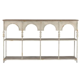 Estantería Home ESPRIT Blanco Natural Metal 159 X 36,5 X 91 cm de Home ESPRIT, Estanterías y almacenaje - Ref: S3059100, Prec...