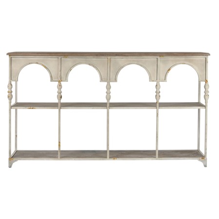 Étagère Home ESPRIT Blanc Naturel Métal 159 X 36,5 X 91 cm de Home ESPRIT, Rayonnage et rangement - Réf : S3059100, Prix : 44...