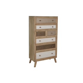 Commode Alexandra House Living Bleu Rotin Bois d'épicéa Bois MDF 38 x 80 x 90 cm | Tienda24 - Global Online Shop Tienda24.eu