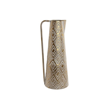 Comprar Jarrón Home ESPRIT Blanco Dorado Metal