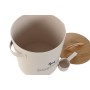 Dose für Tierfutter Home ESPRIT Beige natürlich Metall Bambus 8 L 25 X 21,7 X 26 cm von Home ESPRIT, Lebensmittellagerung - R...