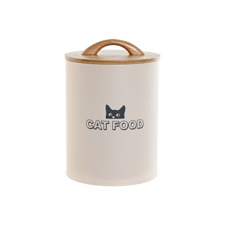 Bote de comida para mascotas Home ESPRIT Beige Natural 2,5 L de Home ESPRIT, Almacenamiento de comida - Ref: S3059151, Precio...