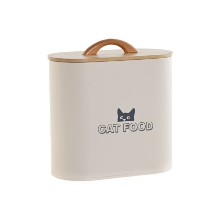 Pet food jar Home ESPRIT Beige Natural 3,6 L | Tienda24 - Global Online Shop Tienda24.eu