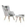 Armchair Home ESPRIT Polyester Metal MDF Wood 68 X 78 X 95 cm by Home ESPRIT, Chairs - Ref: S3059155, Price: 214,84 €, Discou...