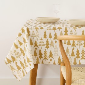 Stain-proof resined tablecloth Belum Merry Christmas Multicolour 150 x 150 cm | Tienda24 Tienda24.eu