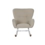 Fauteuil à Bascule Home ESPRIT Blanc Polyester Métal 74 X 90 X 95 cm de Home ESPRIT, Chaises - Réf : S3059158, Prix : 214,84 ...