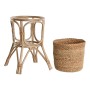 Set de pots de fleurs Home ESPRIT Naturel osier Fibre 28 x 28 x 38 cm (2 Pièces) de Home ESPRIT, Cache-pots - Réf : S3059162,...