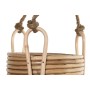 Set of Planters Home ESPRIT Natural wicker Rope 31 x 31 x 23 cm (3 Pieces) by Home ESPRIT, Cachepots - Ref: S3059163, Price: ...