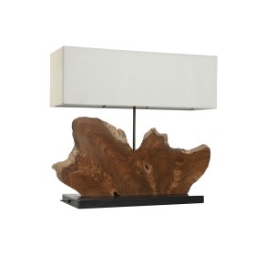 Tischlampe Alexandra House Living Silber aus Keramik 12 x 30 x 12 cm | Tienda24 - Global Online Shop Tienda24.eu