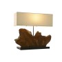 Desk lamp Home ESPRIT Iron Teak 60 X 20 X 55 cm by Home ESPRIT, Bedside and Table Lamps - Ref: S3059195, Price: 223,34 €, Dis...