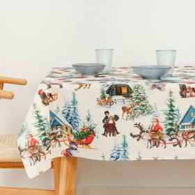 Stain-proof resined tablecloth Harry Potter Hufflepuff Multicolour 100 x 150 cm | Tienda24 Tienda24.eu