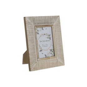 Cornice Portafoto DKD Home Decor Champagne Resina Cristallo Specchio Shabby Chic 16 x 2 x 25 cm | Tienda24 - Global Online Shop Tienda24.eu