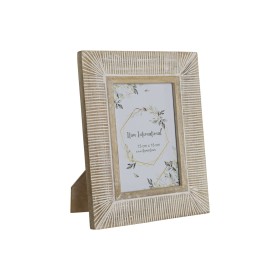 Cadre photo Home ESPRIT Blanc Bois de manguier Moderne 21,5 x 2 x 27 cm de Home ESPRIT, Cadres muraux et de table - Réf : S30...