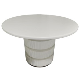 Tavolo da Pranzo Home ESPRIT Bianco Legno di abete Legno MDF 120 X 120 X 80 cm di Home ESPRIT, Tavoli da sala da pranzo - Rif...