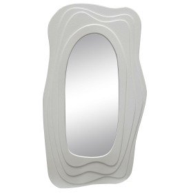 Miroir mural Home ESPRIT Blanc Métal Urbaine 85,5 x 9,5 x 85,5 cm | Tienda24 - Global Online Shop Tienda24.eu