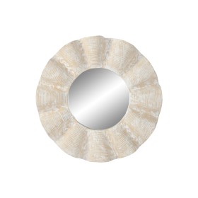 Specchio da parete Home ESPRIT Bianco Decapaggio Intaglio 76 x 7 x 76 cm di Home ESPRIT, Specchi da parete - Rif: S3059256, P...