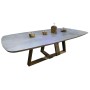 Mesa de Comedor Home ESPRIT Cerámica madera de teca 240 X 120 X 78 cm de Home ESPRIT, Mesas - Ref: S3059273, Precio: 1,00 €, ...