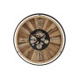 Orologio da Parete Home ESPRIT Nero Naturale Cristallo Legno di pino 87,2 X 8 X 87,2 cm di Home ESPRIT, Orologi da parete - R...