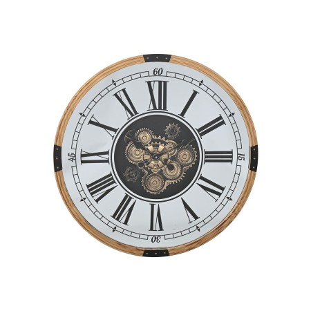 Reloj de Pared Home ESPRIT Plateado Natural Metal Cristal 80 X 8,5 X 80 cm de Home ESPRIT, Relojes de pared - Ref: S3059281, ...