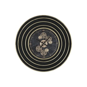 Reloj de Pared Home ESPRIT Negro Dorado Metal Cristal 108 X 8,5 X 108 cm de Home ESPRIT, Relojes de pared - Ref: S3059283, Pr...