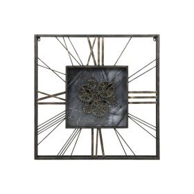 Relógio de Parede Home ESPRIT Preto Dourado Metal Cristal 80 x 8 x 80 cm de Home ESPRIT, Relógios de parede - Ref: S3059285, ...