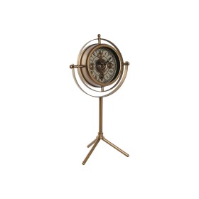 Orologio da Tavolo DKD Home Decor 23 x 8 x 15 cm Argentato Nero Ferro (2 Unità) | Tienda24 - Global Online Shop Tienda24.eu