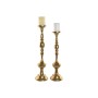 Candleholder Home ESPRIT Golden Metal 15 x 15 x 60,5 cm (2 Units) | Tienda24 - Global Online Shop Tienda24.eu