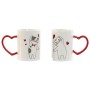 Set di 2 Tazze Mug Home ESPRIT Love Bianco Rosso Gatti di Home ESPRIT, Tazze - Rif: S3059294, Prezzo: 10,31 €, Sconto: %