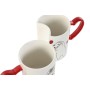 Juego de 2 Tazas Mug Home ESPRIT Love Blanco Rojo Gatos de Home ESPRIT, Tazas - Ref: S3059294, Precio: 10,31 €, Descuento: %