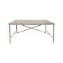 Mesa de Jantar Home ESPRIT Branco Ferro Madeira de mangueira 160 X 90 X 80 cm de Home ESPRIT, Jogos de móveis - Ref: S3059300...